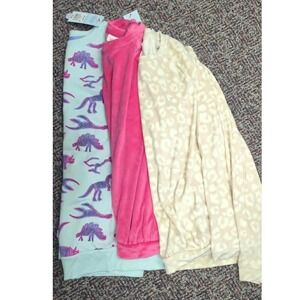 Cat & Jack Girls Long Sleeve Sweatshirt Bundle Dinosaur Leopard Pink XXL 18 BULQ